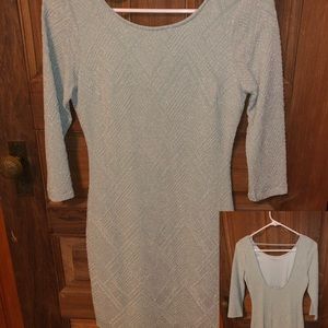 Baby Blue Sparkly Dress